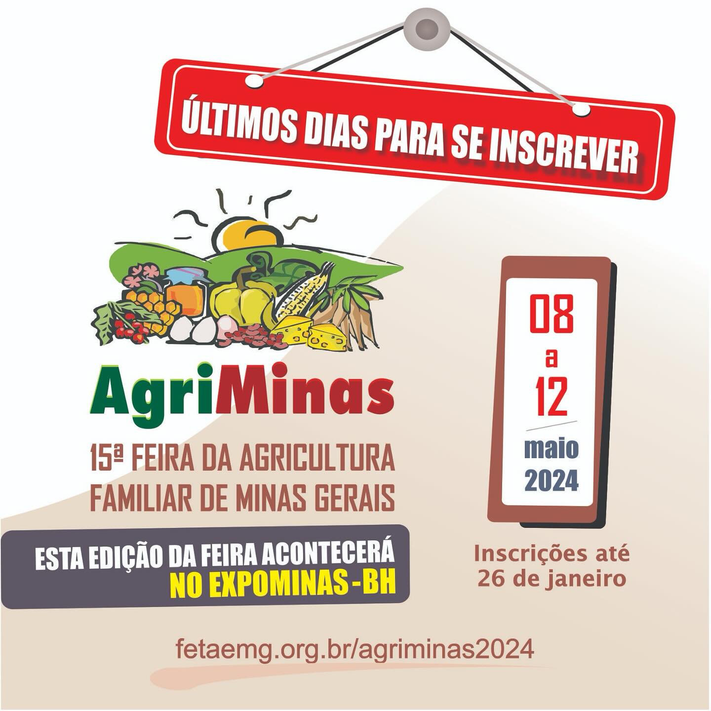 15º Feira de Agricultura Familiar de Minas Gerais - AgriMinas 2024