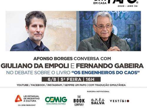 Gabeira e Giuliano da Empoli falam sobre o livro “Os Engenheiros do Caos” - # Sempre um papo em casa