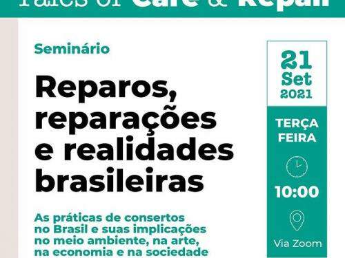 Seminário virtual: “Reparos, reparações e realidades brasileiras" - Projeto Gambiologia