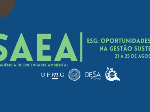 X Semana Acadêmica da Engenharia Ambiental - X SAEA UFMG 2023