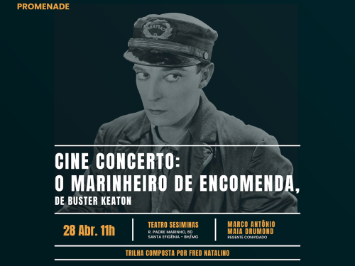 Cine concerto: O Marinheiro de Encomenda, de Buster Keaton