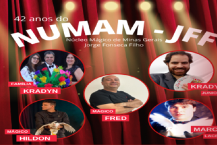 Espetáculo de Mágica: Celebração dos 42 Anos do NUMAM
